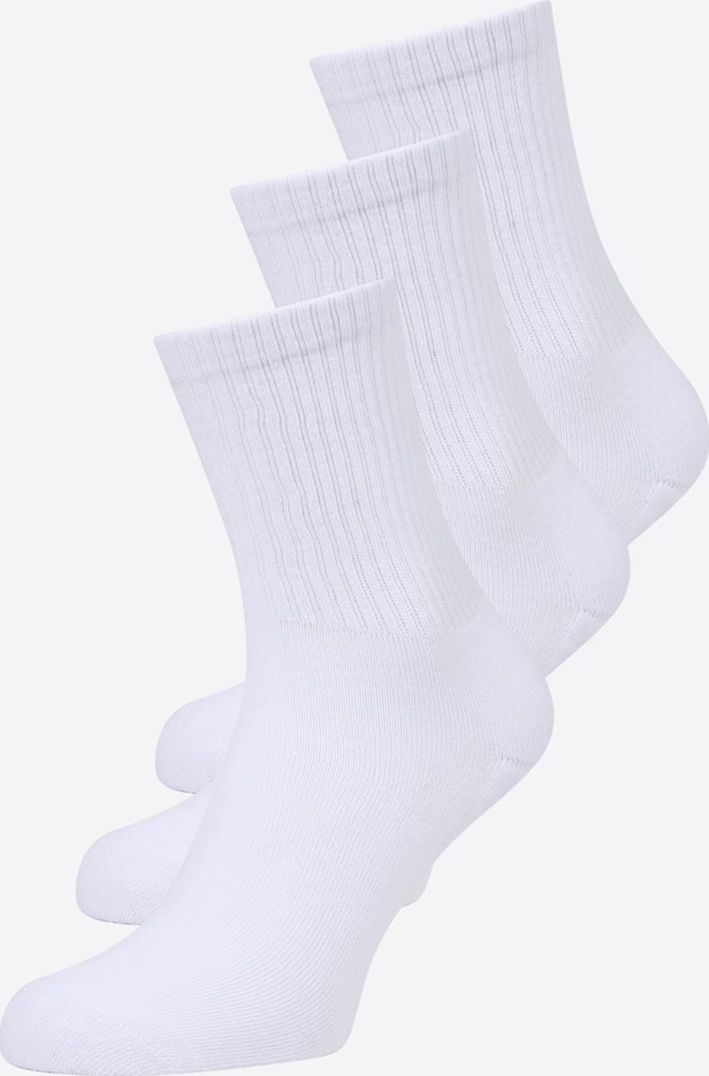 „Mel Sporty Socks“ 3 pakuotės - baltos spalvos