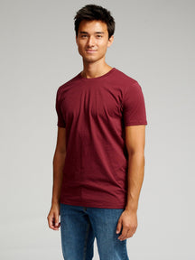 Muscle T-shirt - Burgundy Red