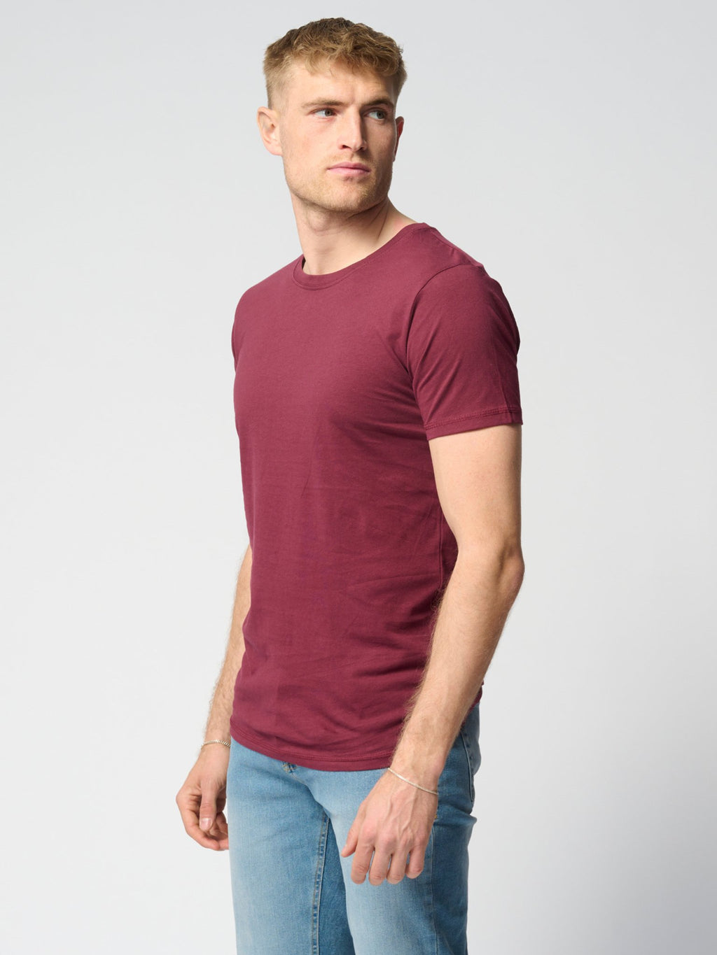Muscle T-shirt - Burgundy Red