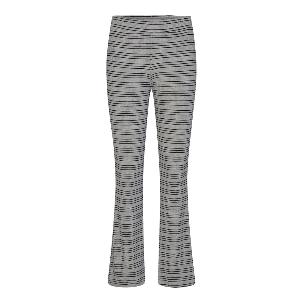 Natalia Flair Pants - Gray Gold Lurex