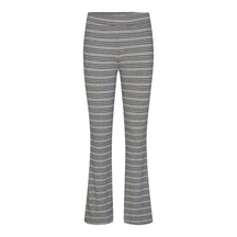 Natalia Flair Pants - Gray Gold Lurex