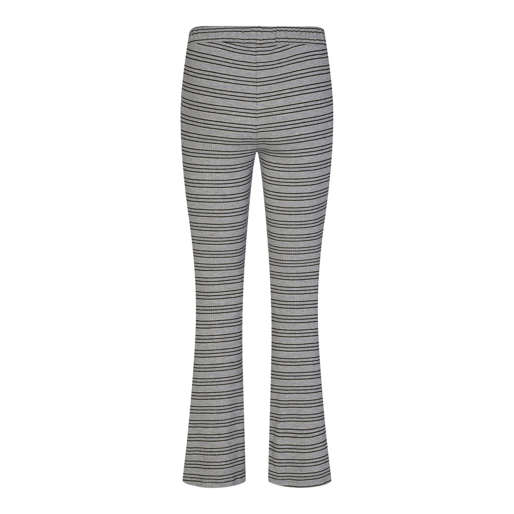 Natalia Flair Pants - Gray Gold Lurex