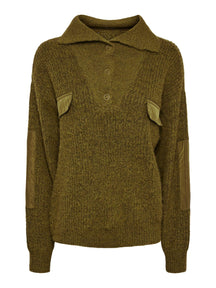 Naura Knit- Fir Green