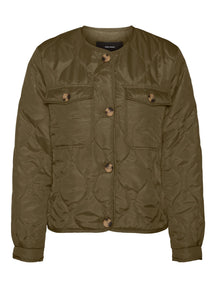 Nella Short Jacket - Dark Olive