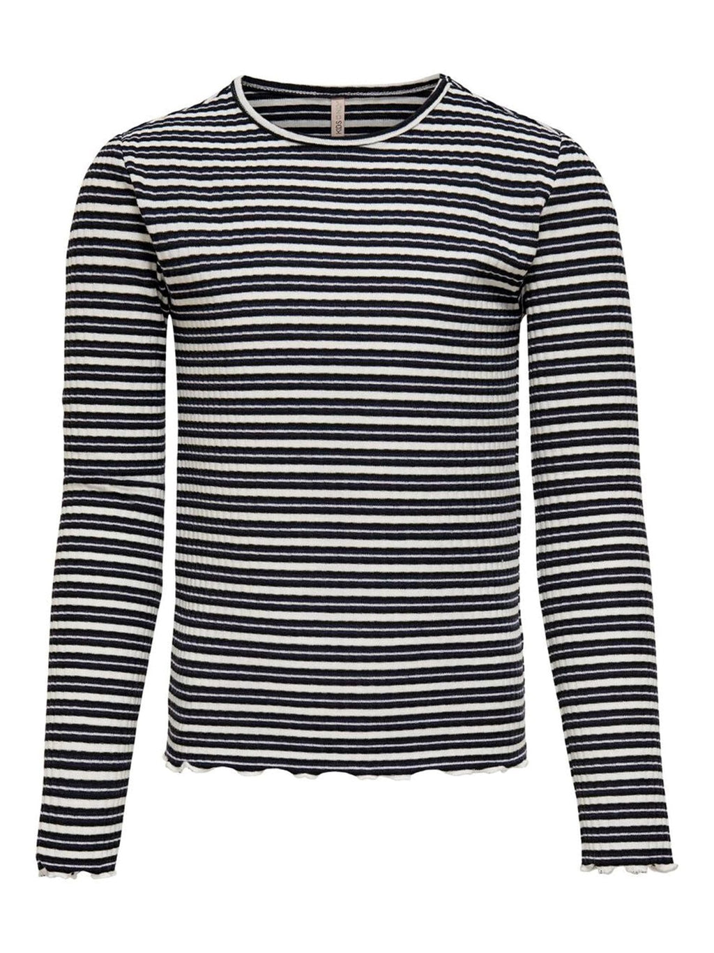 Nella Striped Sweater - Black
