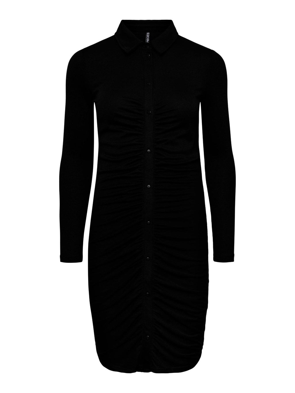 „Norma“ ilgų rankovių suknelė - juoda