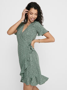 Olivia Wrap suknelė - „Chinois Green“