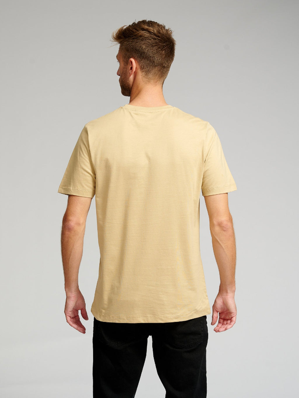 Ekologiškas Basic Marškinėliai - smėlio spalvos