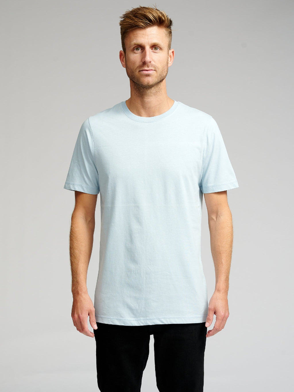 Ekologiškas Basic Marškinėliai - šviesiai mėlyna