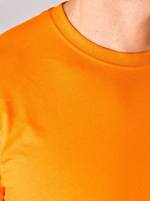 Ekologiškas Basic Marškinėliai - oranžiniai