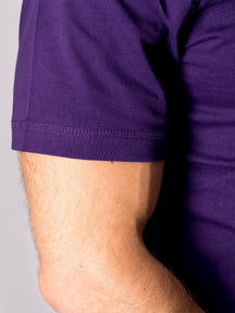 Ekologiškas Basic Marškinėliai - violetinė