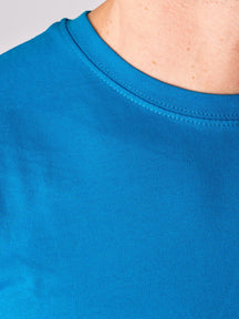 Ekologiškas Basic Marškinėliai - turkio spalvos mėlyna