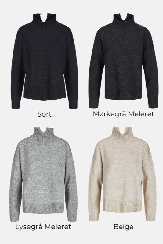 Per didelis megztas „Turtleneck“ megztinis - pakuotės sandoris (2 vnt.)