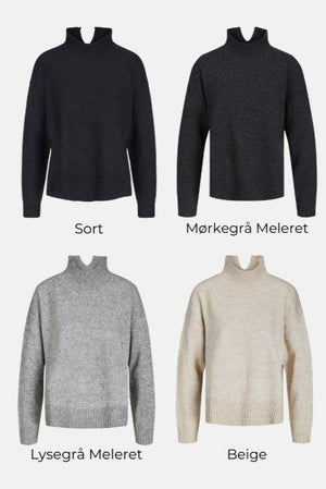 Per didelis megztas „Turtleneck“ megztinis - pakuotės sandoris (2 vnt.)