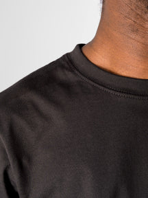Negabaritiniai marškinėliai-juodai pilkos spalvos