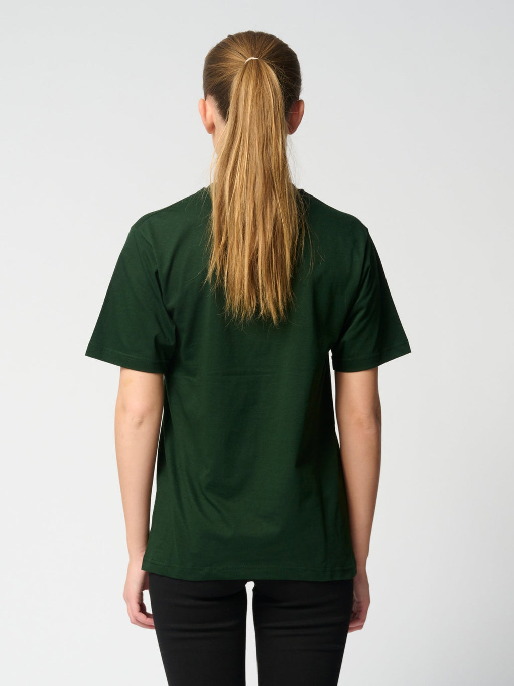 Negabaritiniai marškinėliai - butelis žalias