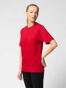Negabaritiniai marškinėliai - raudoni