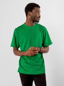 Negabaritiniai marškinėliai - pavasaris žalia