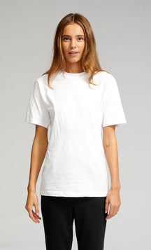 Negabaritiniai marškinėliai - balti