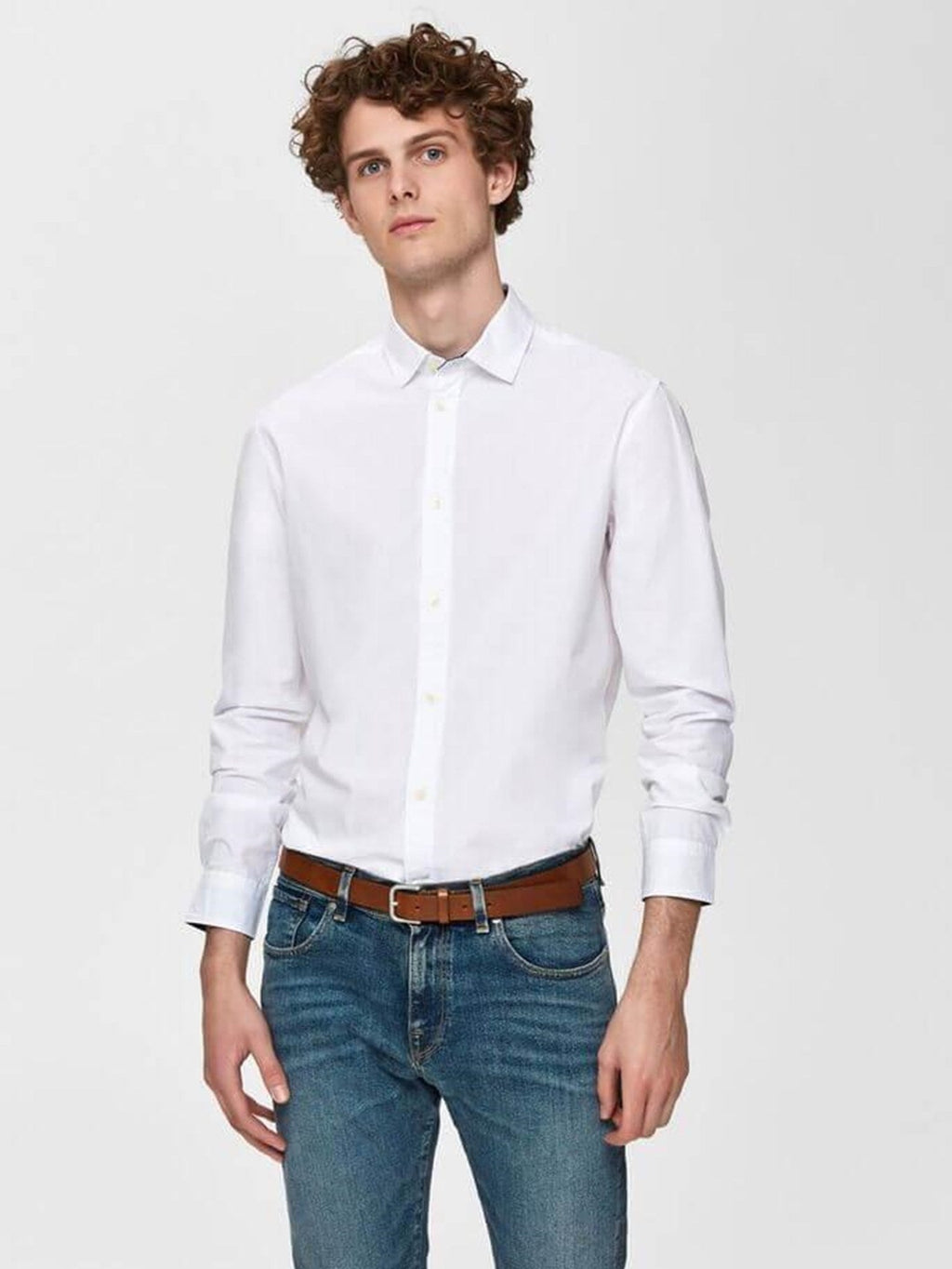 Oksfordo marškinėliai - balti