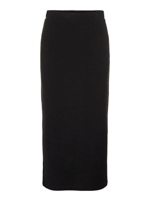 PCKYLIE mw midi skirt - Black