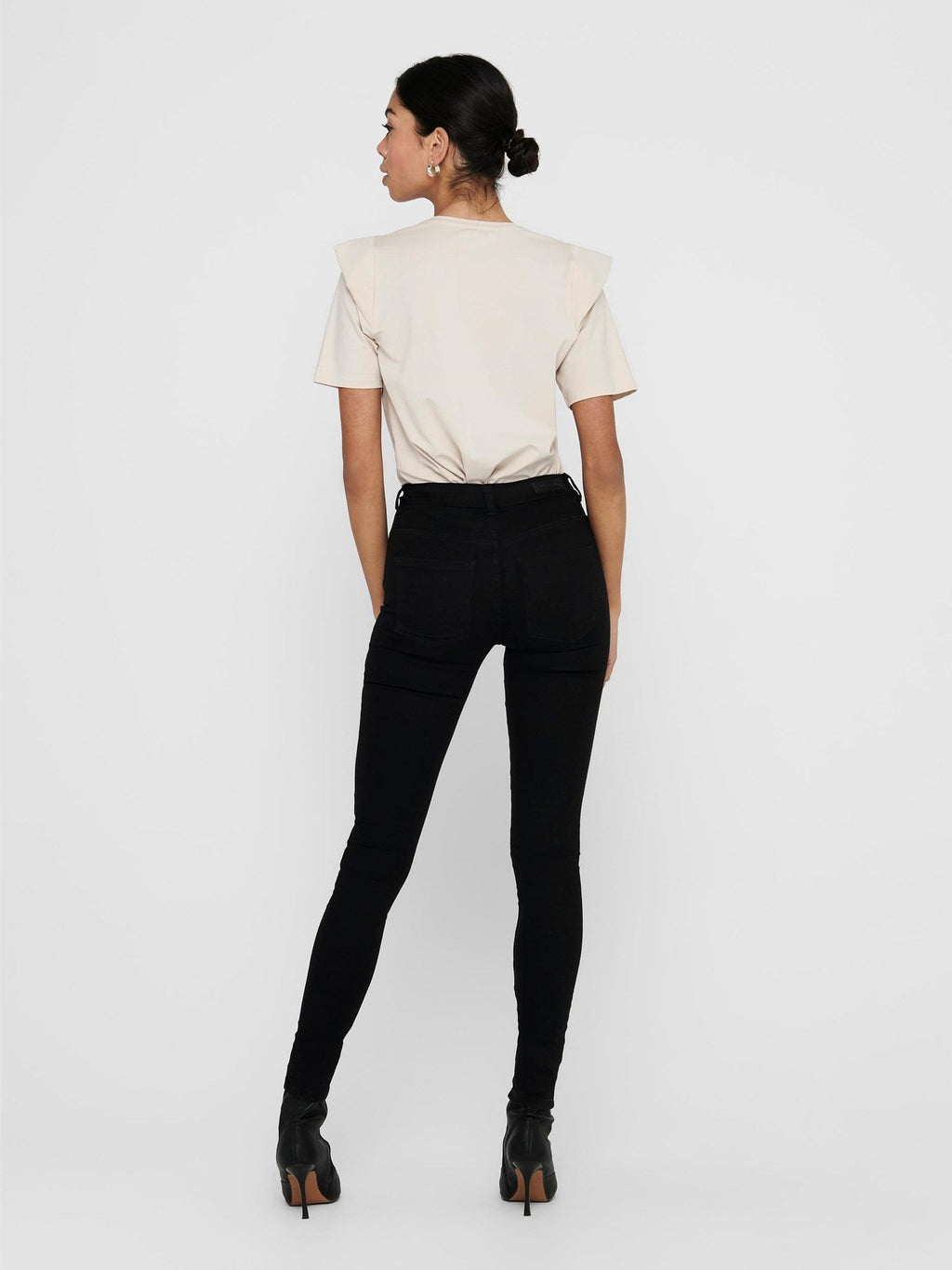 Performance Jeans - Black (high-waist)