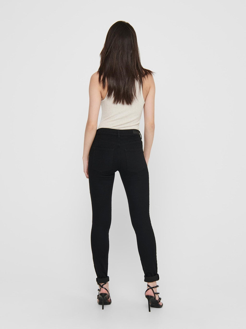 Performance Jeans - Black (mid-waist)