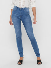 Performance Jeans - Light blue (high-waist)