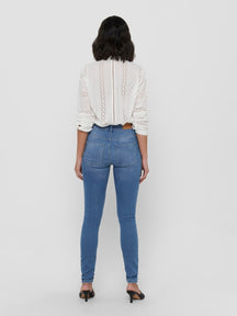 Performance Jeans - Light blue (high-waist)