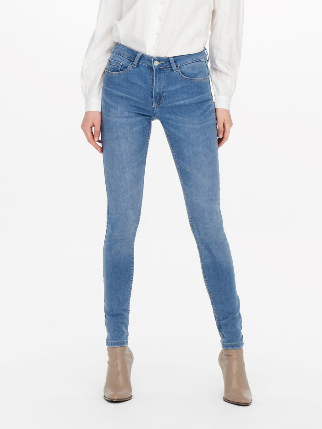 Performance Jeans - Light Blue (Mid Waist)