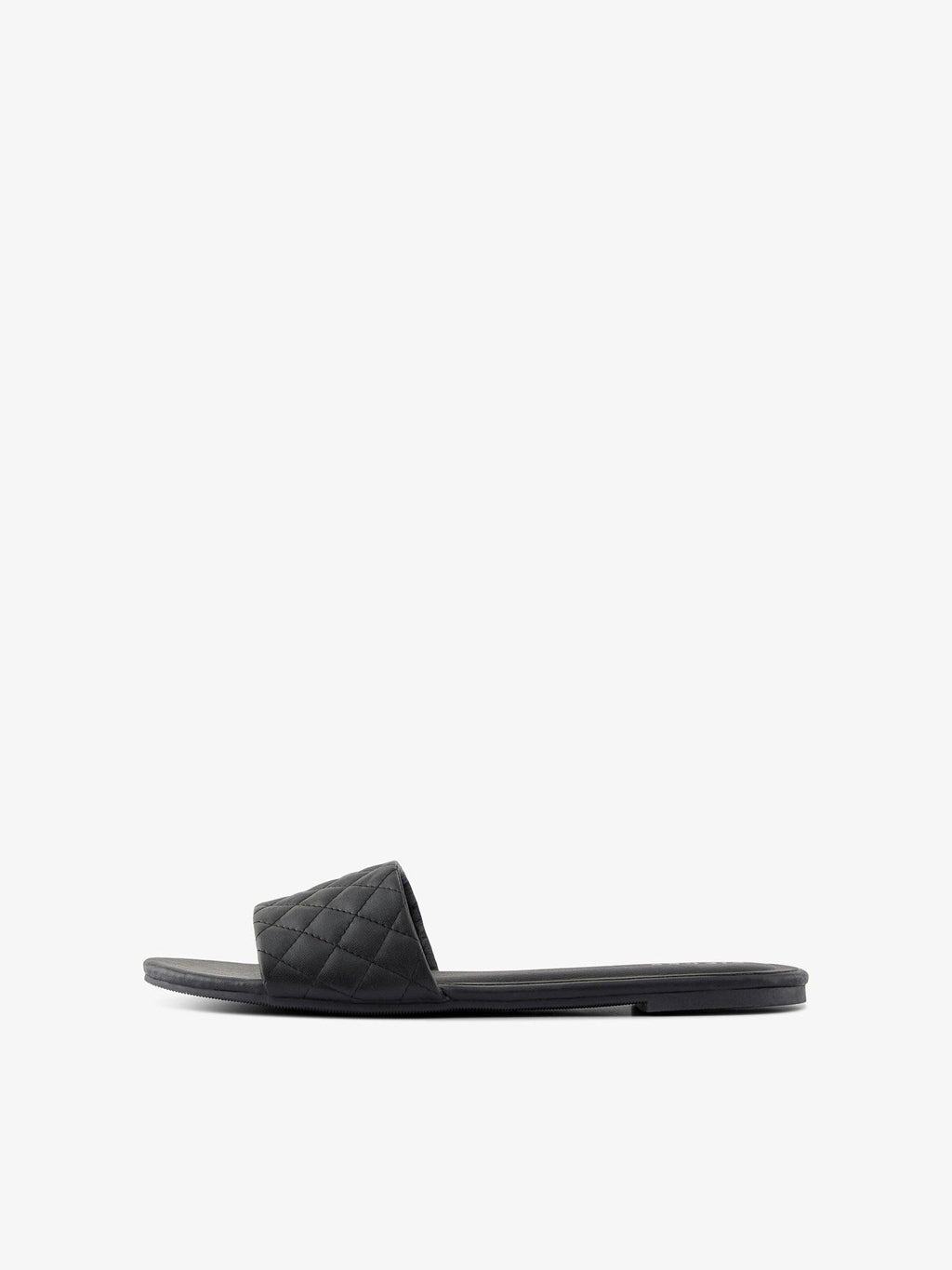 Pernille dygsniuotas sandalas - juodas