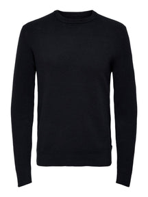 Phil Knit Pullover - Dark Navy