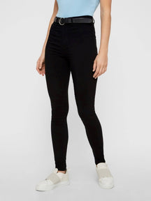 Pieces Jeans - Black (high-waist)