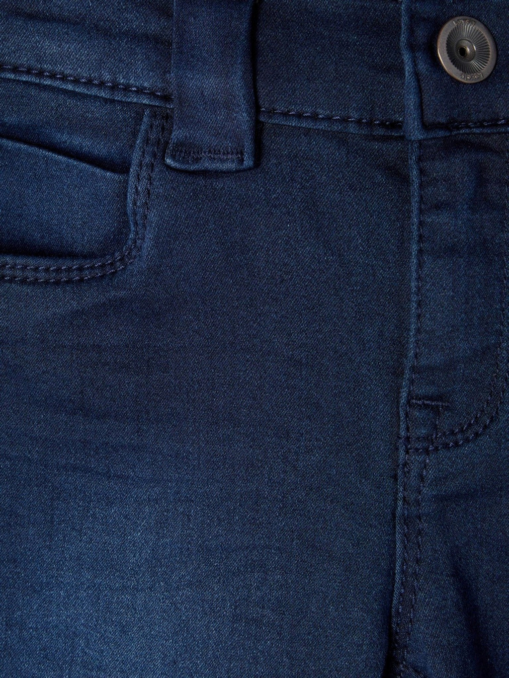 Polly džinsai - tamsiai mėlynas džinsinis audinys