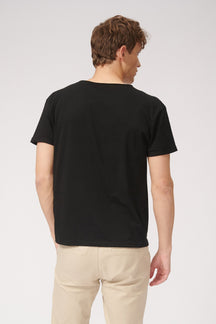 Raw Neck T-shirt - Black