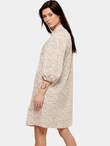 Sofie Shirt Dress - Beige Floral