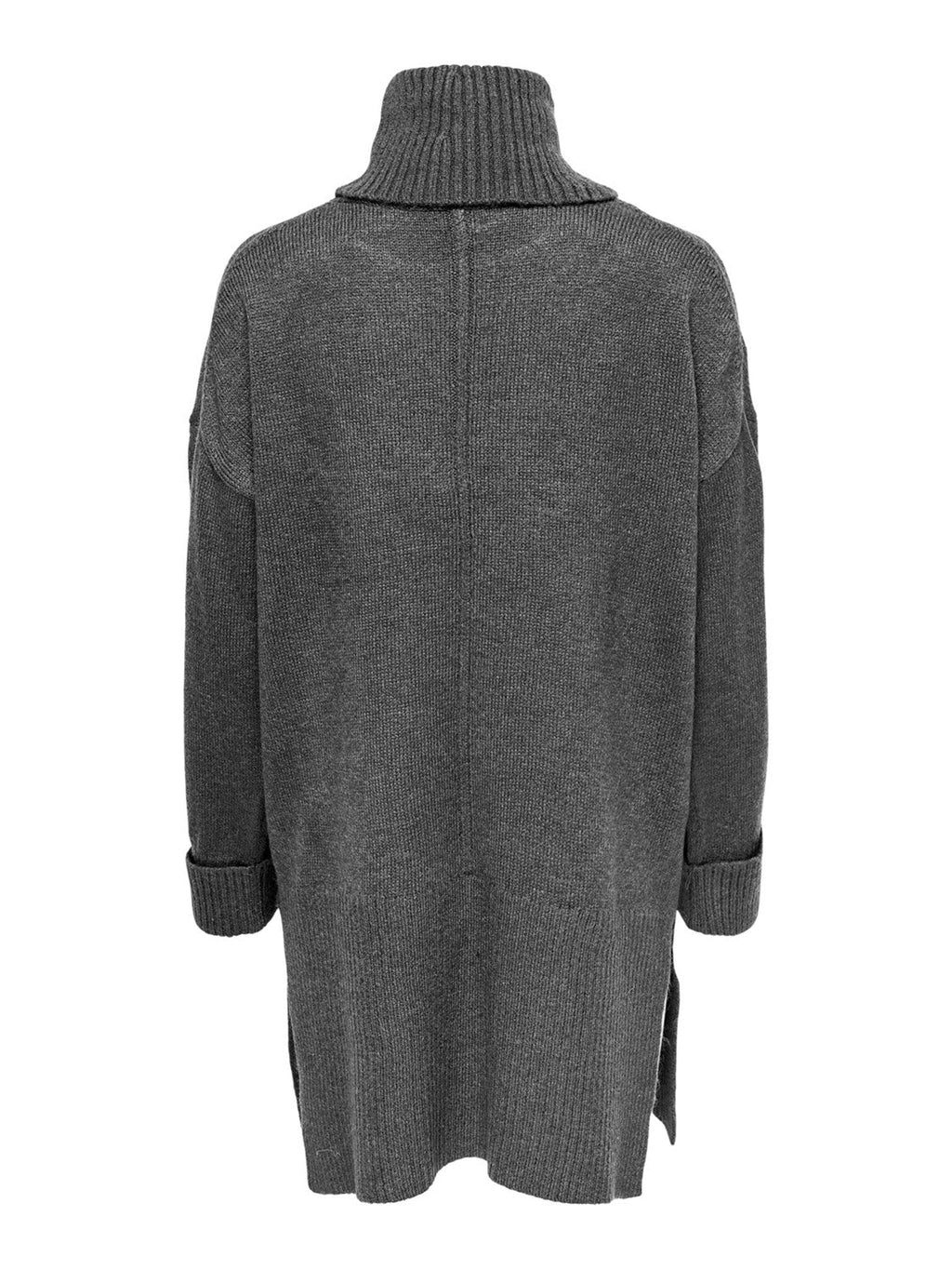 Tatiana Roll Neck Pullover - Dark Gray