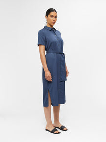 „Tilda Maxi Kjole“ - „Blue Indigo“