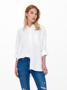 Tokyo Linen Shirt - White