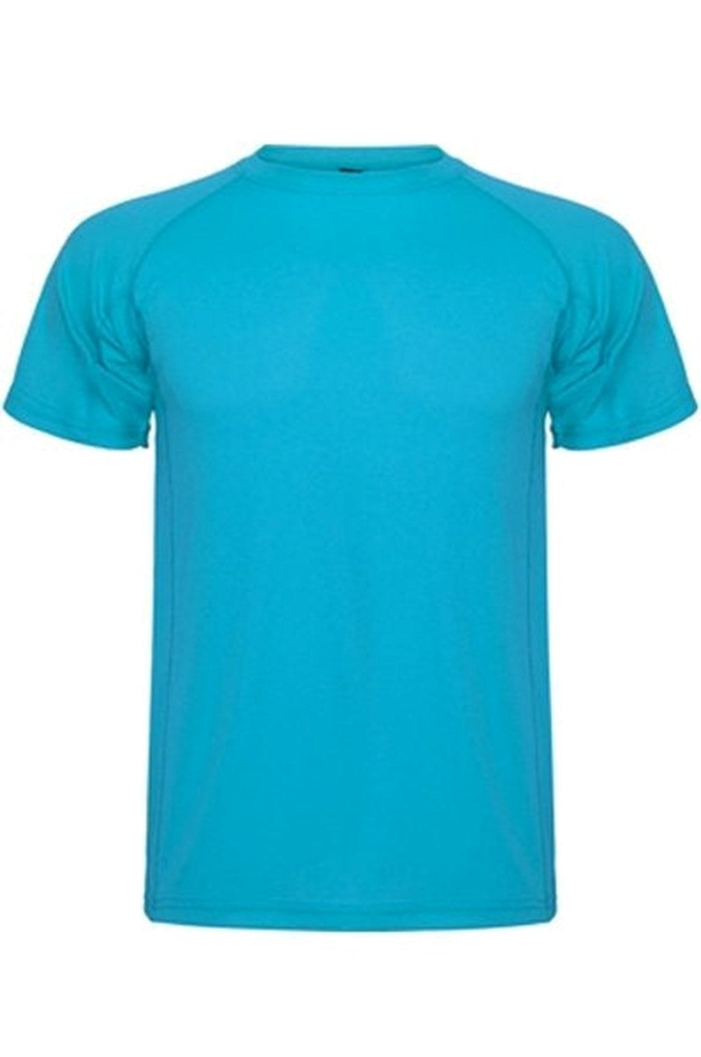 Treniruotės marškinėliai - turkio spalvos mėlyna
