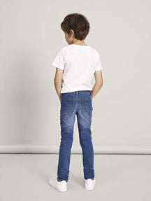 „X -Slim Fit“ džinsai - vidutiniškai mėlynas džinsinis audinys