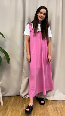 „Zora Midi“ suknelė - rožinė